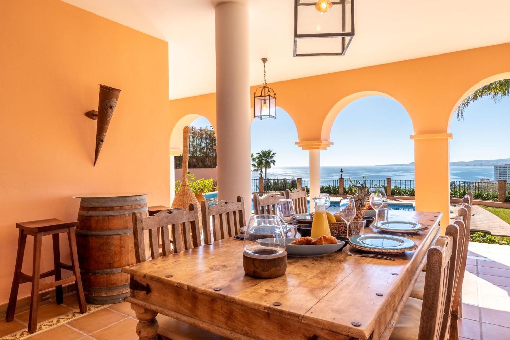 Beachside Villa With Panoramic Sea Views Benalmádena Εξωτερικό φωτογραφία